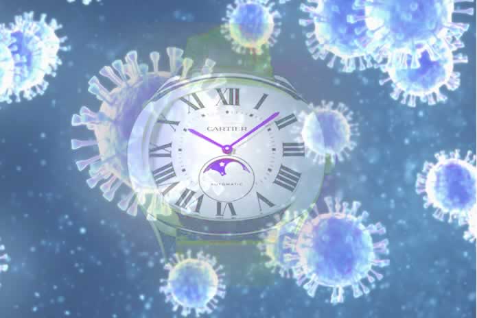 6IG-FONDO CORONA VIRUS RELOJ