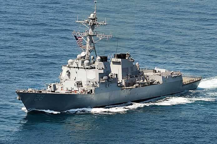 17SD-EE.UU SITUÓ UN DESTRUCTOR MISILÍSTICO EN EL ESTRECHO DE TAIWAN