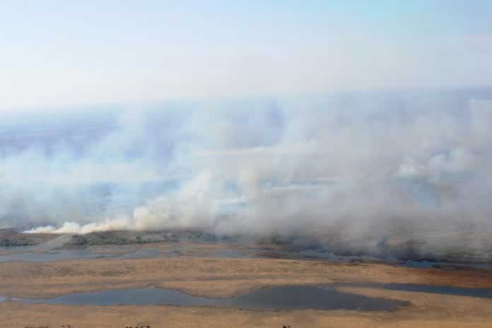 40PR-Santa Fe. Incendios en las islas del Paraná generan controversia con Entre Ríos