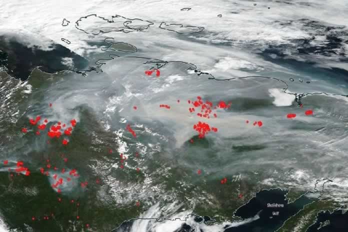 74CC-Rusia. Graves incendios y rápido deshielo por el calor excepcional en Siberia