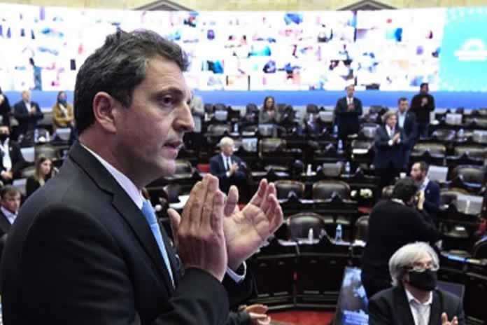 135P-Massa detrás de un escudo sindical para bloquear sesión presencial en Diputados