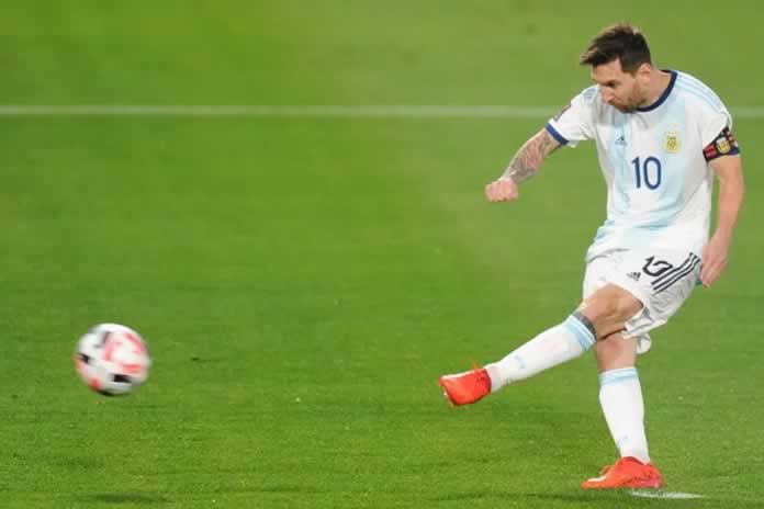 7DEP-ELIMINATORIAS ARGENTINA 1 ECUADOR 0 MESSI PENAL QATAR