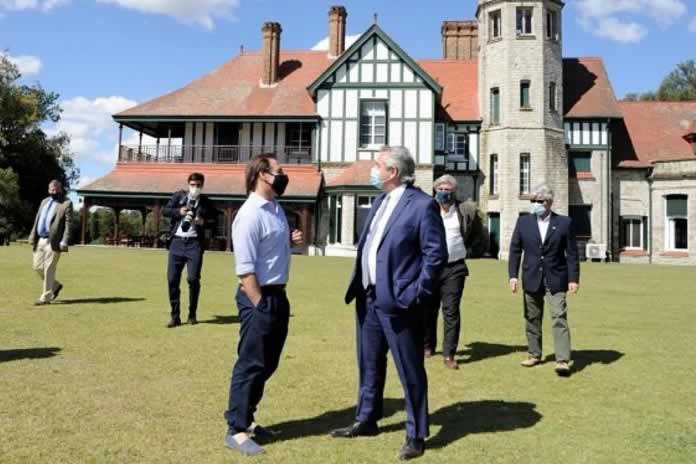276IN-Uruguay, Lacalle Pou recibió a Alberto Fernández