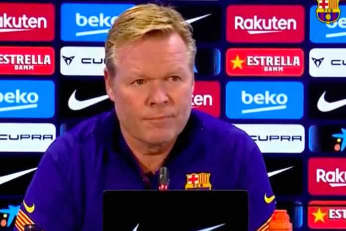 171DEP-Supercopa española. Koeman Estamos en transición y perder ha sido muy duro