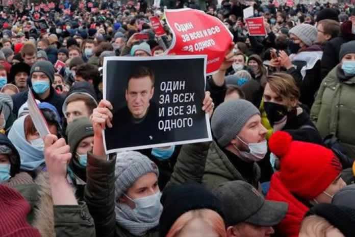428INT- Rusia. Navalni impulsa a sus partidarios a protestar y a no tener miedo ante las movilizaciones del domingo